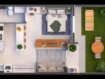 Garden Studio Plus - 43,87 m�