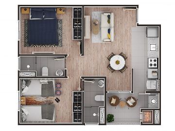 1,22 m� - planta2