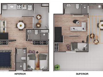 Duplex 123,30 m� - planta 6