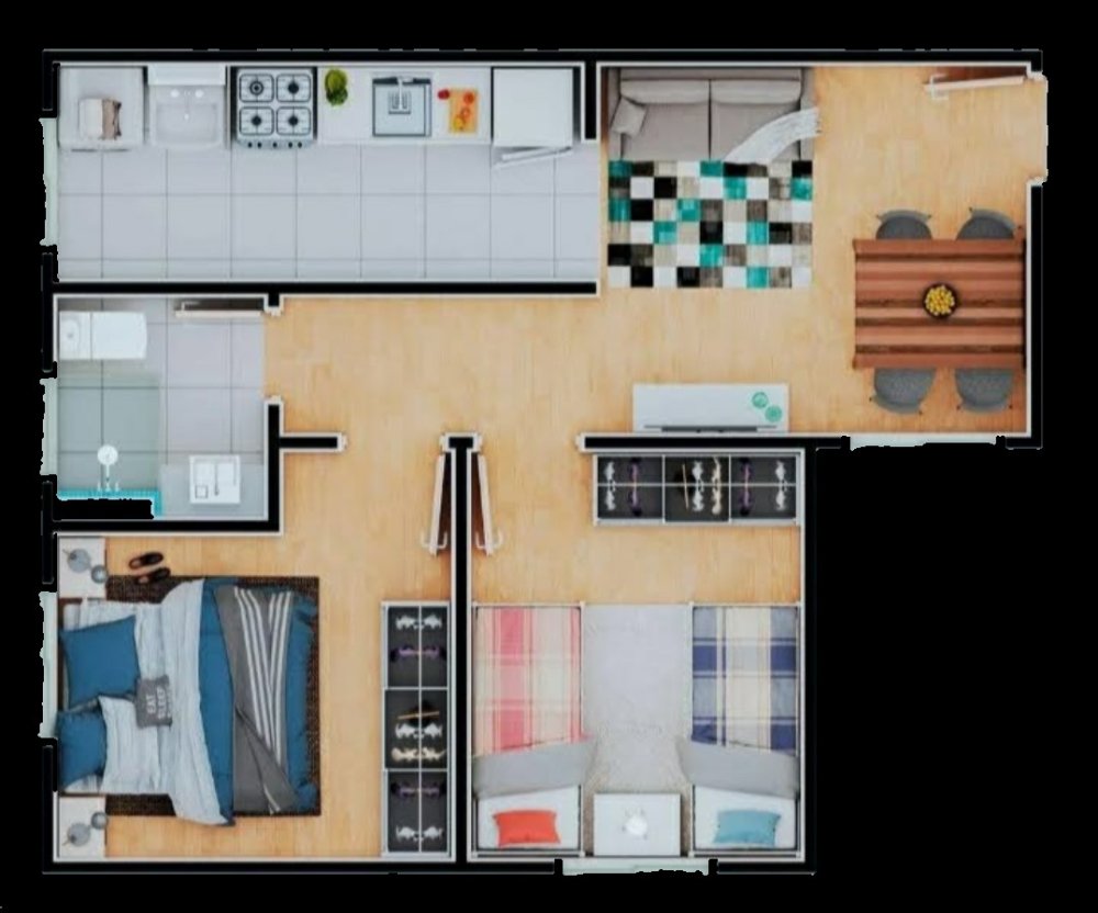 Planta 43 m� 