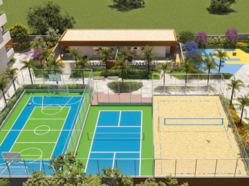 Quadra beach tennis pickeball