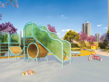 Playground - piso emborrachado
